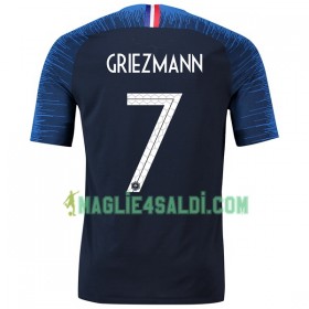 Maglia Francia Griezmann 7 Prima Divisa Mondiali di Calcio 2018